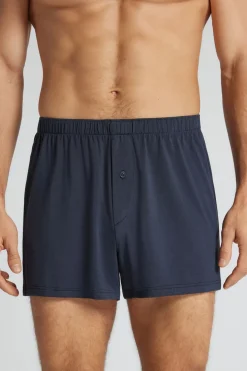 Szerokie Bokserki z Tkaniny Soft Silk