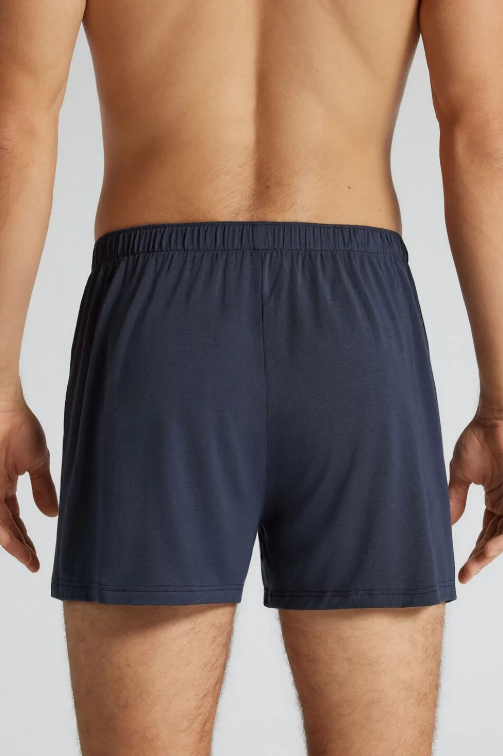 Szerokie Bokserki z Tkaniny Soft Silk