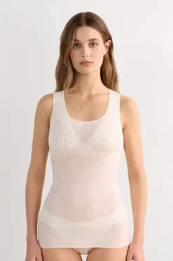 Top z Szerokimi Ramiączkami z Modalu i Kaszmiru Ultralight