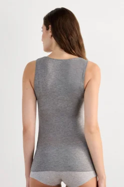 Top z Szerokimi Ramiączkami z Modalu i Kaszmiru Ultralight