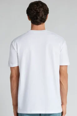T-shirt 100% Bawełny z Haftowanym Nadrukiem You&Me