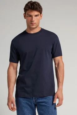 T-shirt męski z bawełny Muscle Fit