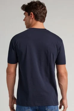 T-shirt męski z bawełny Muscle Fit