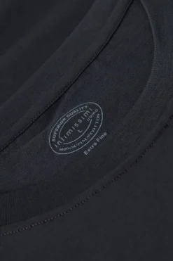 T-shirt o Regularnym Kroju z Bawełny Superior Extrafine