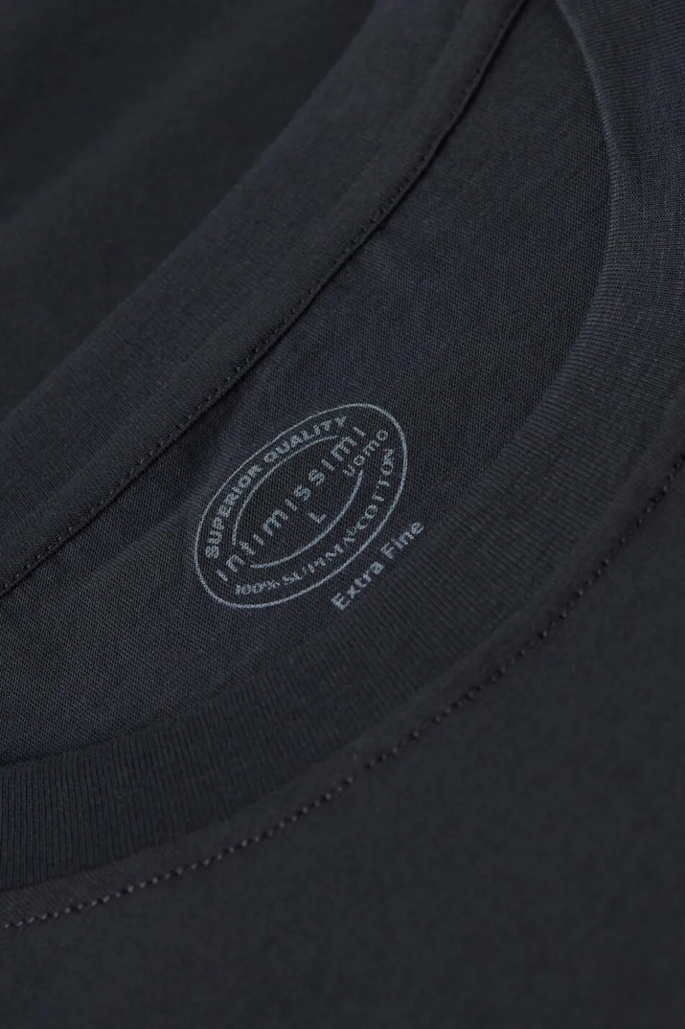 T-shirt o Regularnym Kroju z Bawełny Superior Extrafine