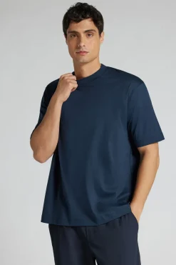 T-shirt Oversize z Merceryzowanej Bawełny Superlight filo Premium