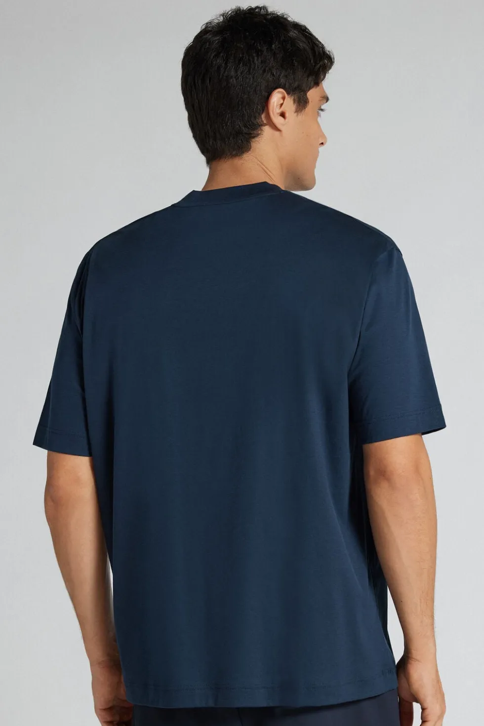 T-shirt Oversize z Merceryzowanej Bawełny Superlight filo Premium
