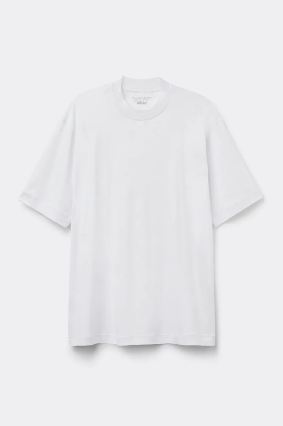 T-shirt Oversize z Merceryzowanej Bawełny Superlight filo Premium