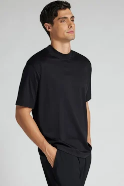 T-shirt Oversize z Merceryzowanej Bawełny Superlight filo Premium
