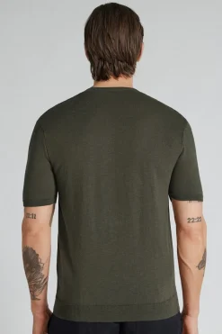 T-shirt z Bawełnianej Dzianiny Slub