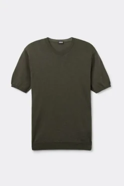 T-shirt z Bawełnianej Dzianiny Slub