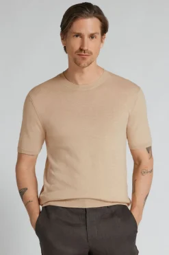 T-shirt z Bawełnianej Dzianiny Slub
