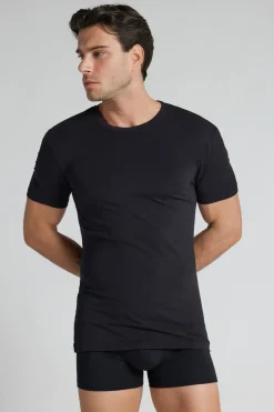 T-shirt z Bawełny Natural Fresh
