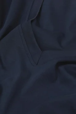 T-shirt z Dekoltem w Kształcie Litery V z Merceryzowanej Bawełny filo Premium