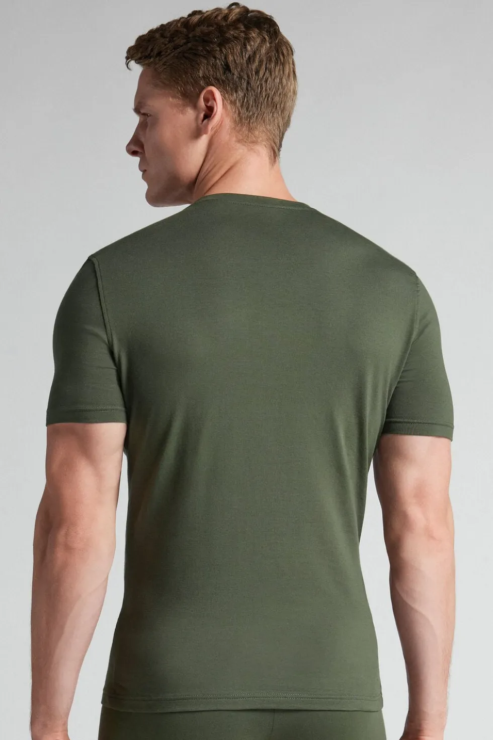 T-shirt z Elastycznej Bawełny Superior