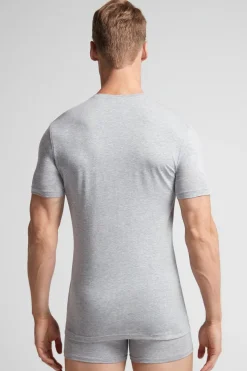 T-shirt z Elastycznej Bawełny Superior