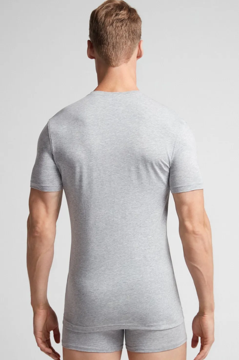 T-shirt z Elastycznej Bawełny Superior