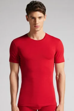 T-shirt z Elastycznej Bawełny Superior