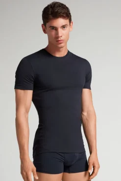 T-shirt z Elastycznej Bawełny Superior