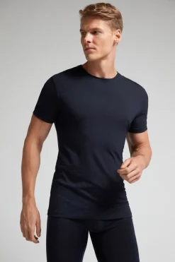 T-shirt z Krótkim Rękawem z Wełny Merino