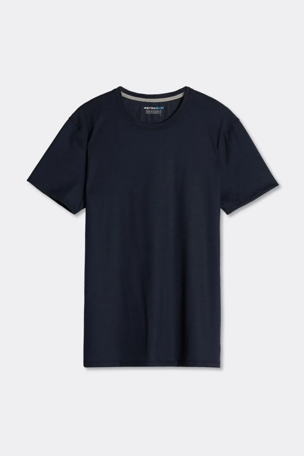 T-shirt z Krótkim Rękawem z Wełny Merino