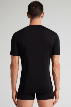 T-shirt z Krótkim Rękawem z Wełny Merino
