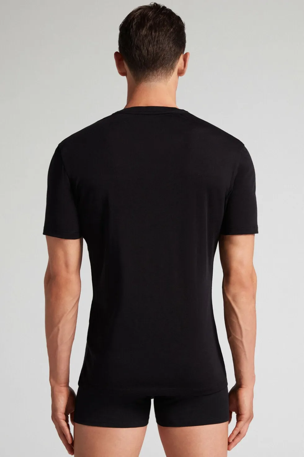 T-shirt z Krótkim Rękawem z Wełny Merino