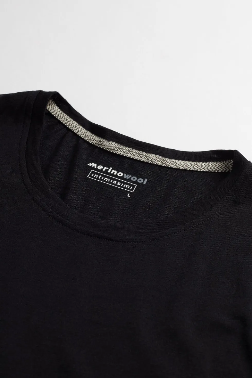 T-shirt z Krótkim Rękawem z Wełny Merino