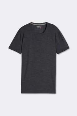 T-shirt z Krótkim Rękawem z Wełny Merino