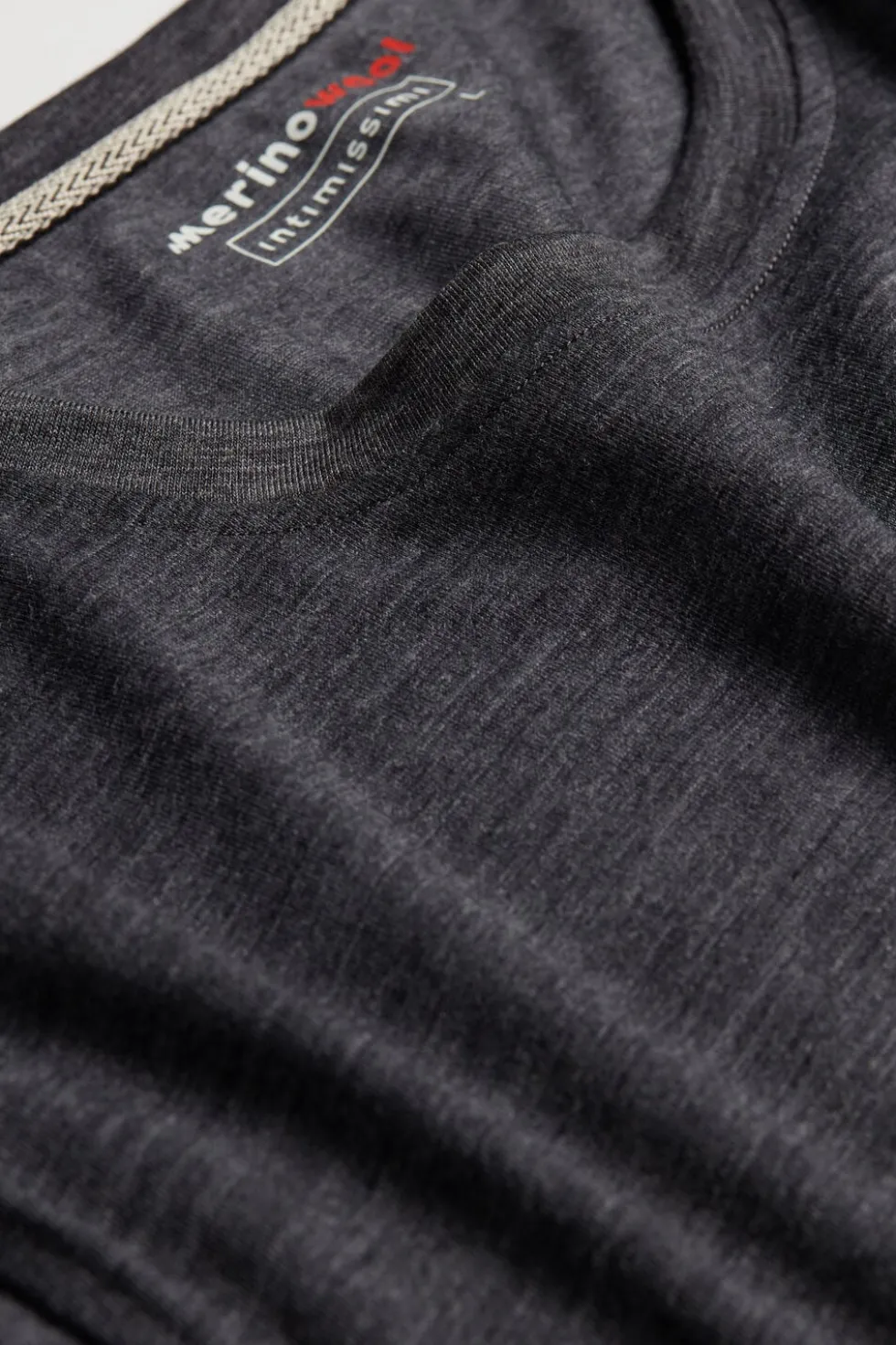 T-shirt z Krótkim Rękawem z Wełny Merino