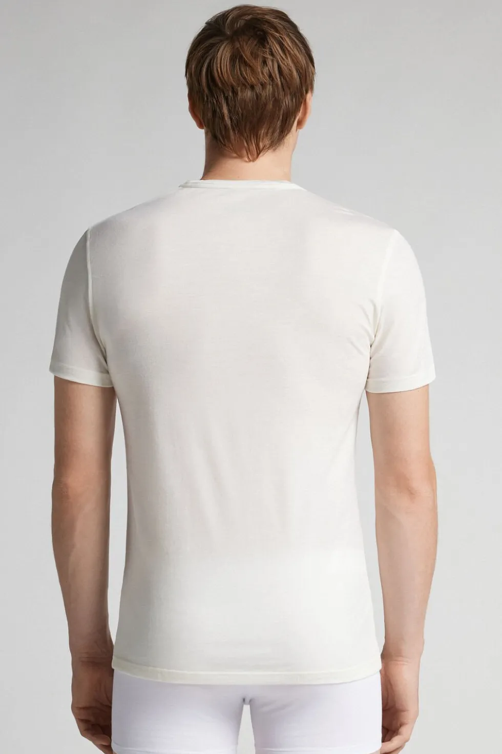 T-shirt z Krótkim Rękawem z Wełny Merino