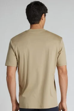 T-shirt z Merceryzowanej Bawełny Superlight filo Premium