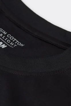 T-shirt z Merceryzowanej Bawełny Superlight filo Premium