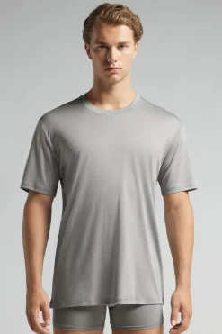 T-shirt z Merceryzowanej Bawełny filo Premium