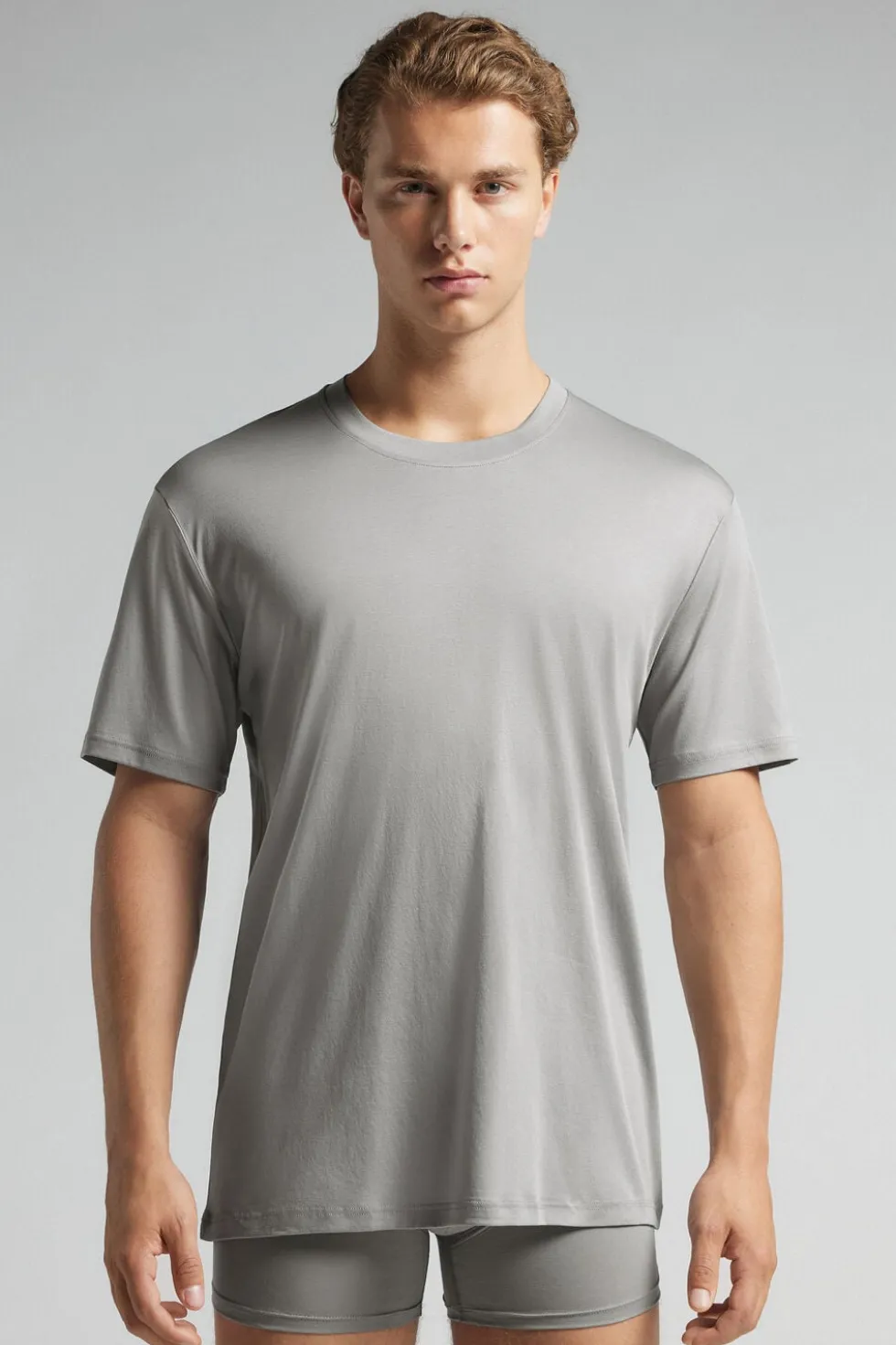 T-shirt z Merceryzowanej Bawełny filo Premium