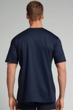 T-shirt z Merceryzowanej Bawełny filo Premium