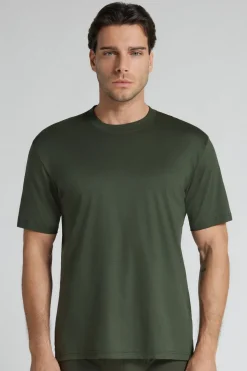 T-shirt z Merceryzowanej Bawełny Superlight filo Premium
