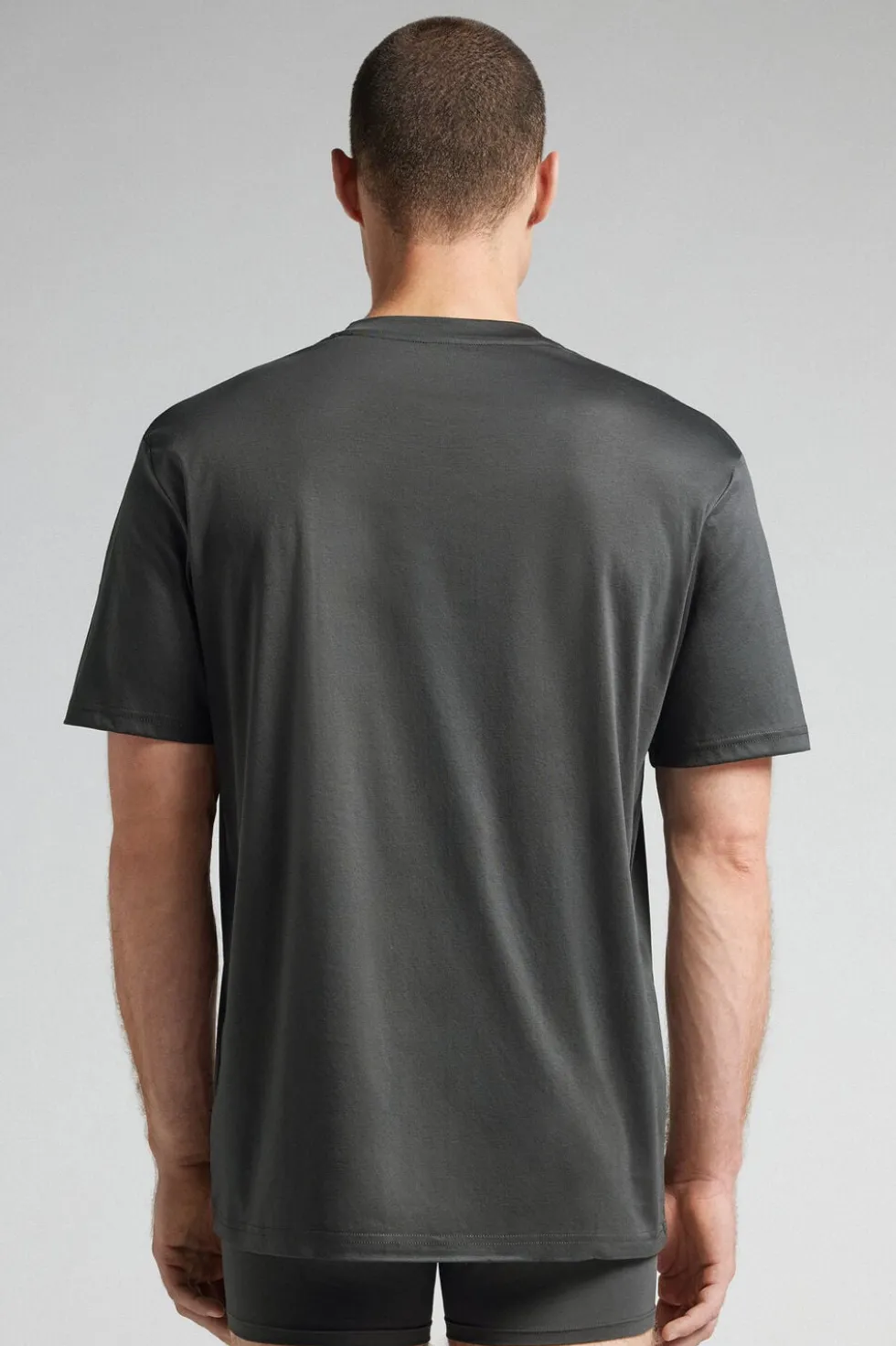 T-shirt z Merceryzowanej Bawełny filo Premium