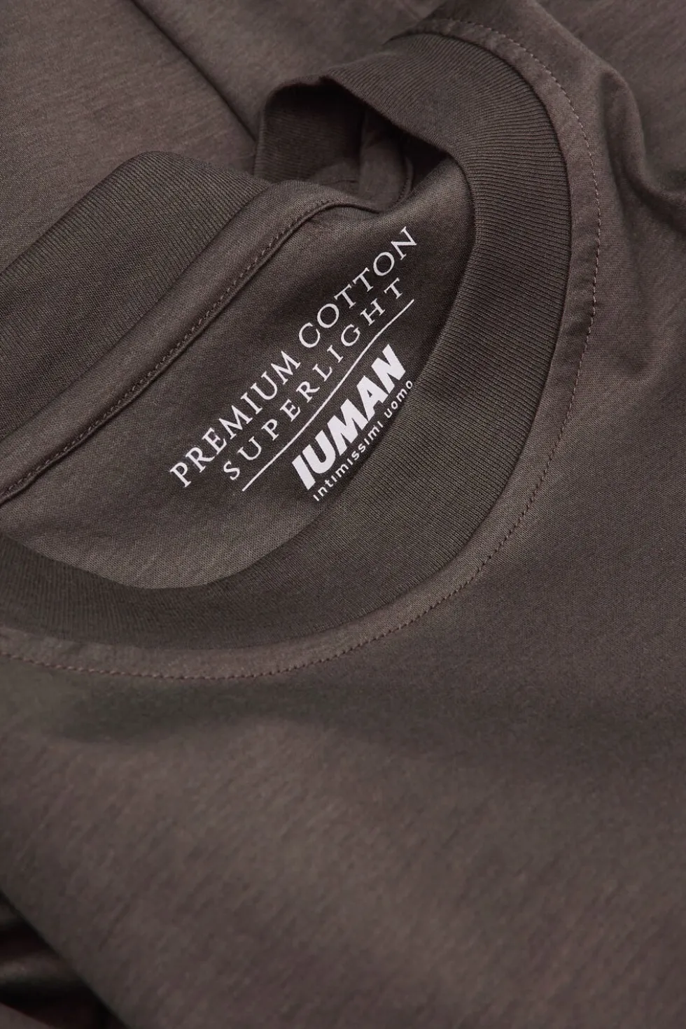 T-shirt z Merceryzowanej Bawełny Superlight filo Premium