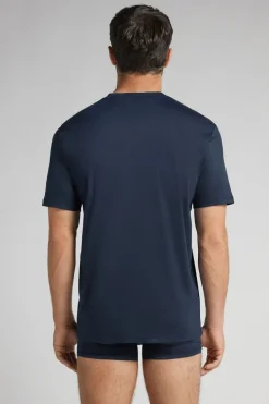 T-shirt z Merceryzowanej Bawełny Superlight filo Premium