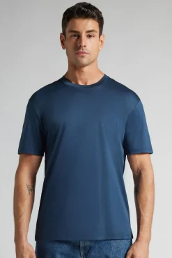 T-shirt z Merceryzowanej Bawełny filo Premium
