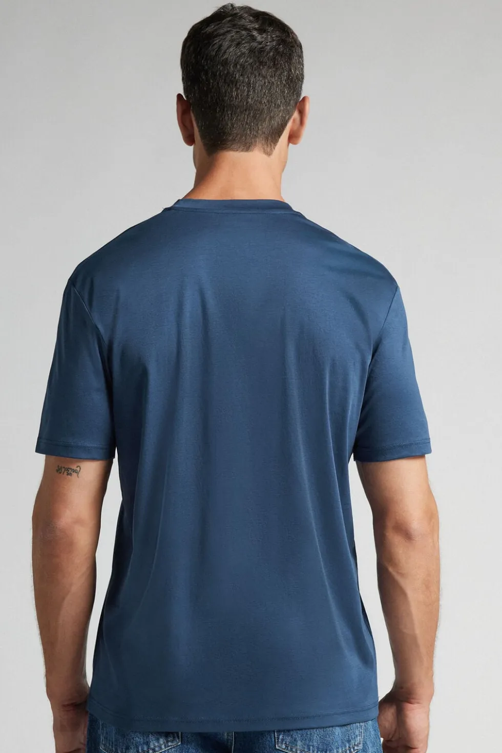 T-shirt z Merceryzowanej Bawełny filo Premium