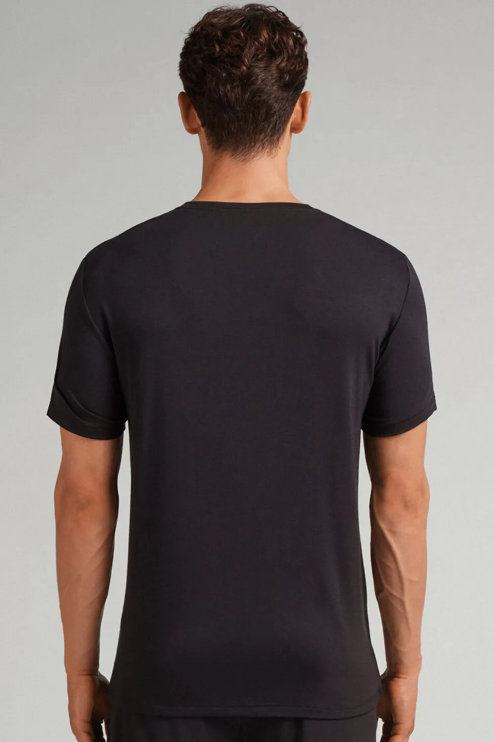 T-shirt z Tkaniny Soft Silk