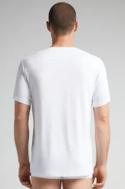 T-shirt z Tkaniny Soft Silk